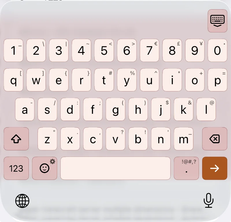 Yaki light theme preview for mochiKey